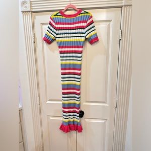 English factory multicolored dress